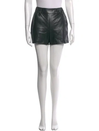 Pre-owned Anine Bing Mini Shorts In Black