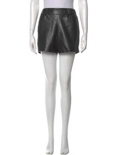 Pre-owned Anine Bing Mini Shorts In Black