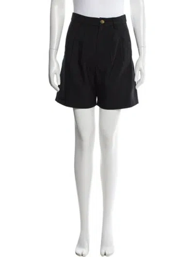Pre-owned Anine Bing Mini Shorts In Black