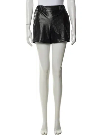 Pre-owned Anine Bing Mini Shorts In Black
