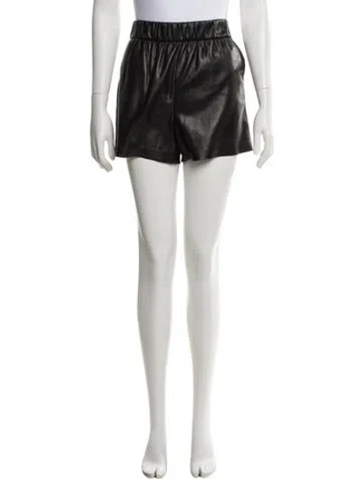 Pre-owned Anine Bing Mini Shorts In Black