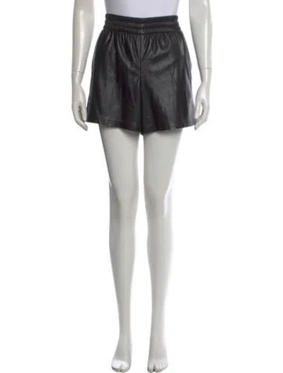 Pre-owned Anine Bing Mini Shorts In Black