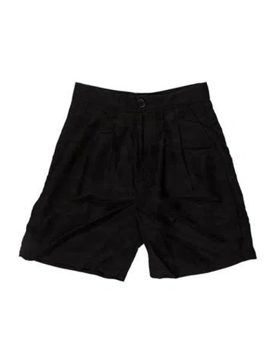 Pre-owned Anine Bing Mini Shorts In Black