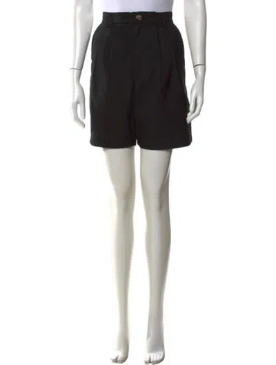 Pre-owned Anine Bing Mini Shorts In Black