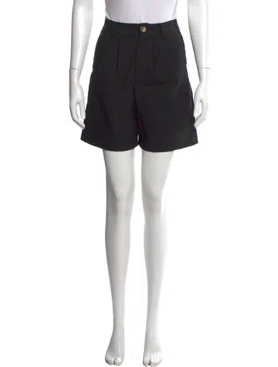 Pre-owned Anine Bing Mini Shorts In Black
