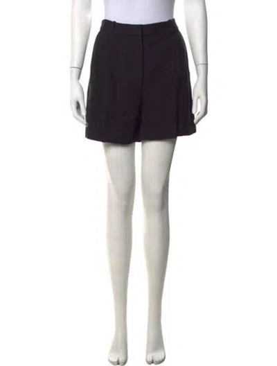 Pre-owned Anine Bing Mini Shorts In Black