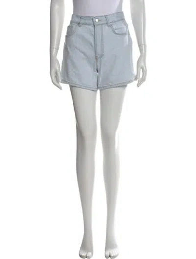 Pre-owned Anine Bing Mini Shorts In Blue