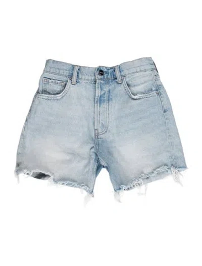 Pre-owned Anine Bing Mini Shorts In Blue