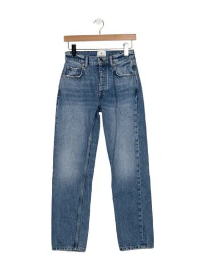 Pre-owned Anine Bing Mini Shorts In Blue