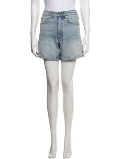 Pre-owned Anine Bing Mini Shorts In Blue