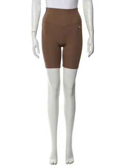 Pre-owned Anine Bing Mini Shorts In Brown