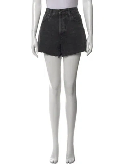 Pre-owned Anine Bing Mini Shorts In Gray