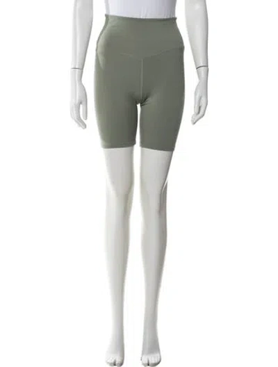 Pre-owned Anine Bing Mini Shorts In Green
