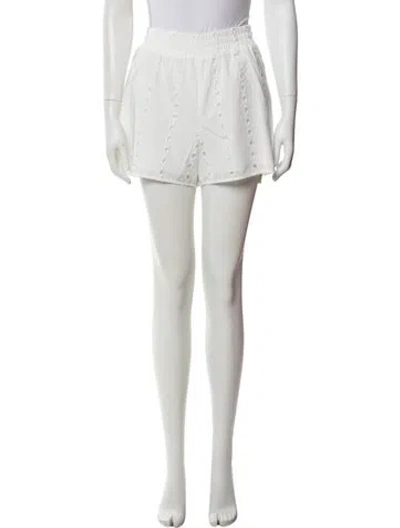 Pre-owned Anine Bing Mini Shorts In Neutral