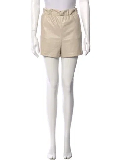 Pre-owned Anine Bing Mini Shorts In Neutral