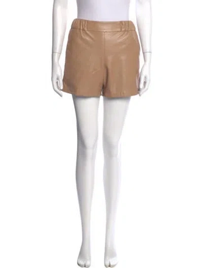 Pre-owned Anine Bing Mini Shorts In Neutral