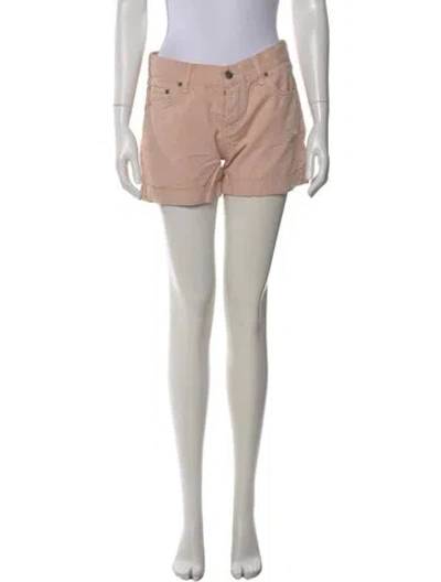 Pre-owned Anine Bing Mini Shorts In Neutral