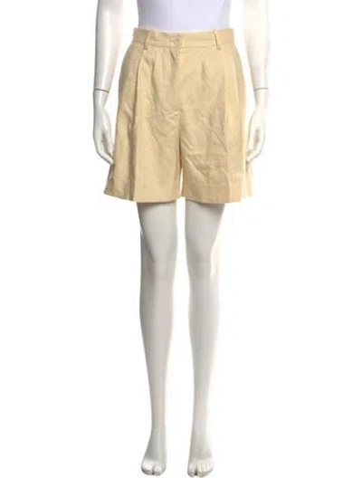 Pre-owned Anine Bing Mini Shorts In Neutral