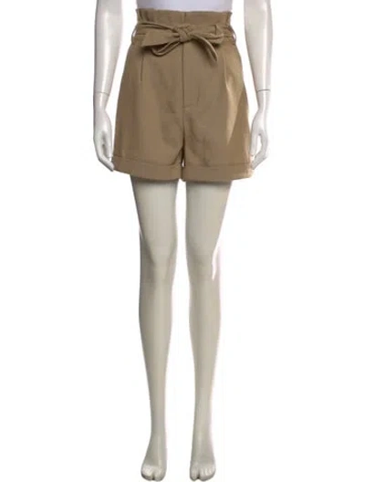 Pre-owned Anine Bing Mini Shorts In Neutrals