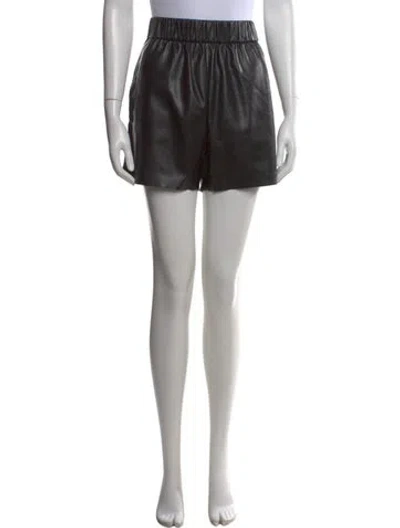 Pre-owned Anine Bing Mini Shorts W/ Tags In Black