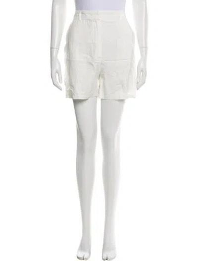 Pre-owned Anine Bing Mini Shorts In White