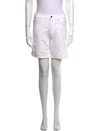 Pre-owned Anine Bing Mini Shorts In White