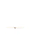 Anine Bing White Mini Signature Link Belt In Nude