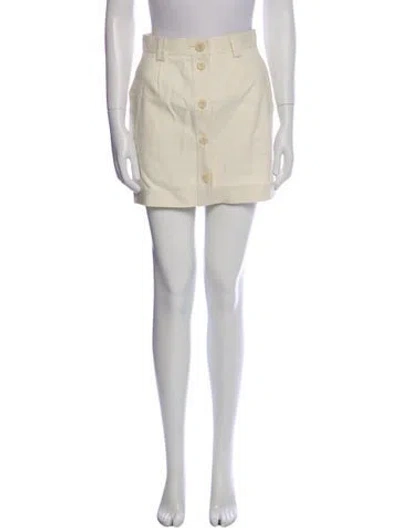 Pre-owned Anine Bing Mini Skirt In Black