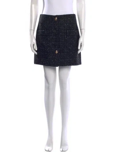 Pre-owned Anine Bing Mini Skirt In Black