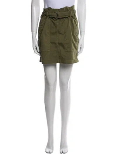 Pre-owned Anine Bing Mini Skirt In Blue