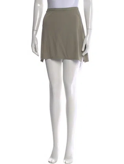 Pre-owned Anine Bing Mini Skirt In Green