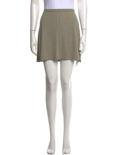 Pre-owned Anine Bing Mini Skirt In Neutrals