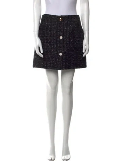 Pre-owned Anine Bing Mini Skirt W/ Tags In Black