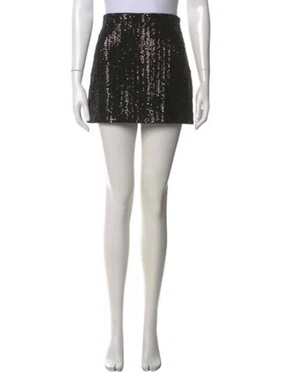 Pre-owned Anine Bing Mini Skirt W/ Tags In Black