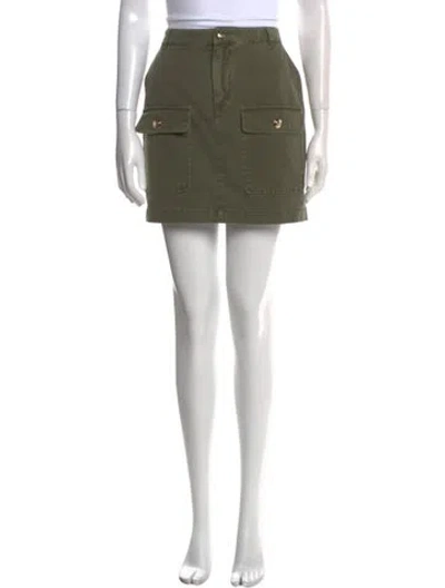 Pre-owned Anine Bing Mini Skirt W/ Tags In Green