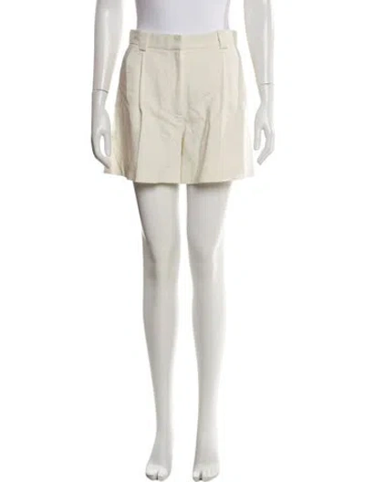 Pre-owned Anine Bing Mini Skirt W/ Tags In Neutral