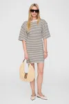 Anine Bing Mona Striped French Terry Dress