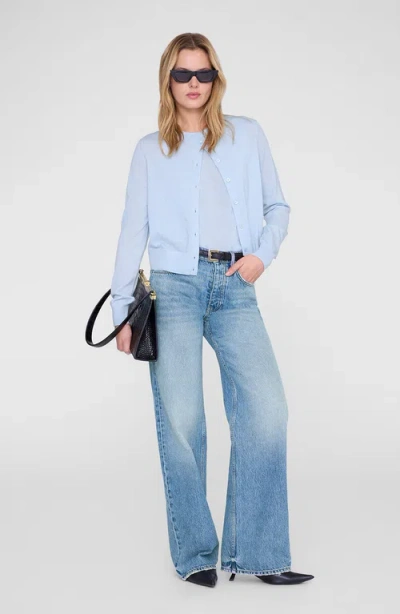 Anine Bing Moni Crop Cardigan In Multi