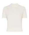 Anine Bing Monique Short-sleeved T-shirt In White