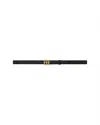 Anine Bing Monogram Belt In Black In Black