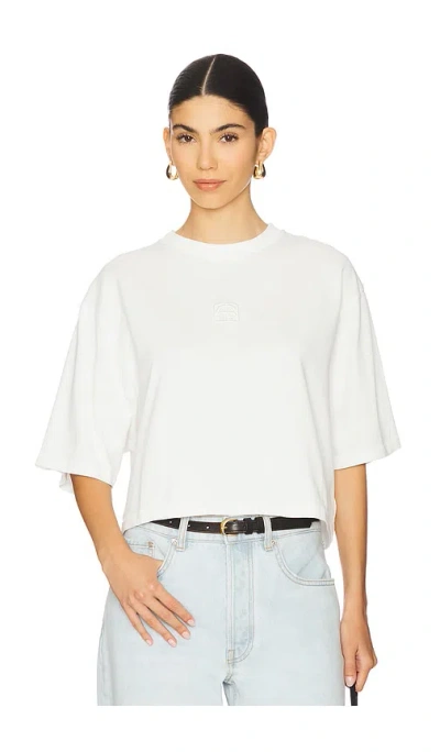 Anine Bing Myers クロップtシャツ In White