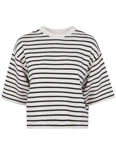 ANINE BING ANINE BING "MYERS CROPPED TEE" T-SHIRT CLOTHING