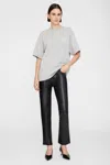 Anine Bing Gray Myers Serif Ny T-shirt In Grey