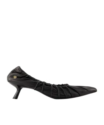 ANINE BING NADINE 50MM LEATHER PUMPS