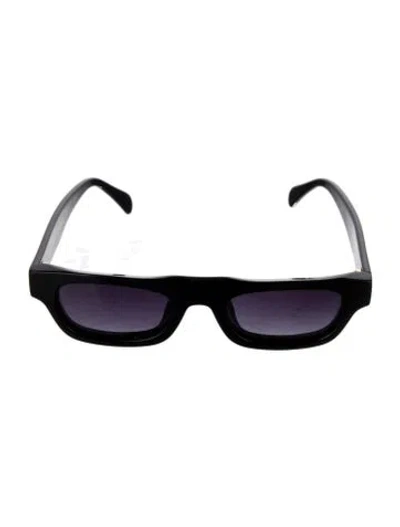 Pre-owned Anine Bing Narrow Gradient Sunglasses In Black