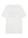 Anine Bing Natural Mc Walker T-shirt Letters On The Back