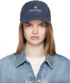 Anine Bing Navy Jeremy Baseball Cap In Blue