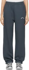 Anine Bing Navy Leone Jogger Sweatpants In Navy