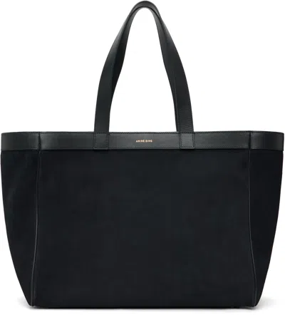 Anine Bing Navy Medium Rio Tote In Blue