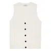 Anine Bing Lawrence Silk-wool Vest